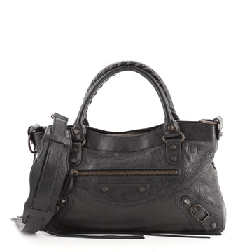 Balenciaga First Classic Studs Bag Leather