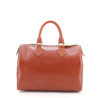 Louis Vuitton Speedy Handbag Epi Leather 25