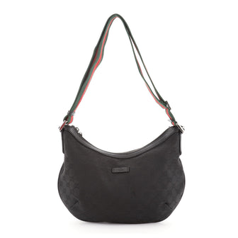 Gucci Saddle Zip Messenger Bag GG Canvas Medium