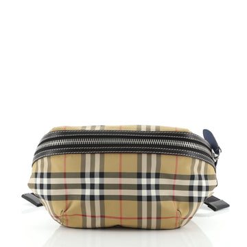 Burberry Bum Bag Vintage Check Nylon Medium