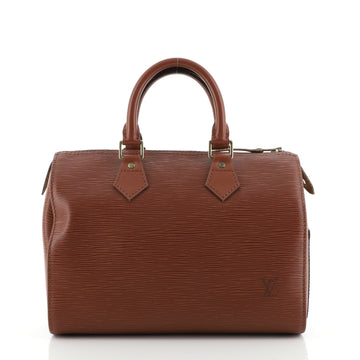 Louis Vuitton Speedy Handbag Epi Leather 25