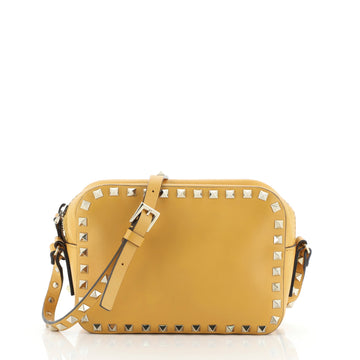 Valentino Rockstud Camera Crossbody Bag Leather