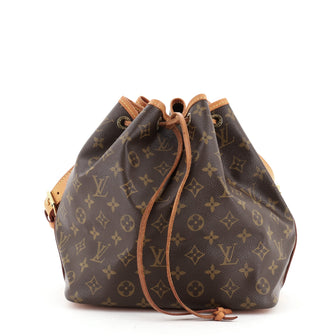 Louis Vuitton Petit Noe Handbag Monogram Canvas