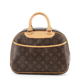 Louis Vuitton Trouville Handbag Monogram Canvas
