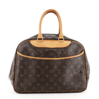 Louis Vuitton Deauville Handbag Monogram Canvas