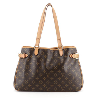 Louis Vuitton Batignolles Handbag Monogram Canvas Horizontal