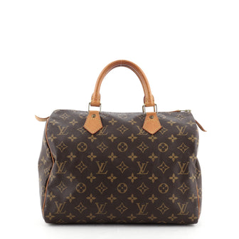 Louis Vuitton Speedy Handbag Monogram Canvas 30