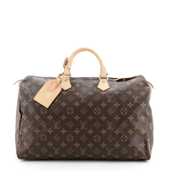 Louis Vuitton Speedy Handbag Monogram Canvas 40