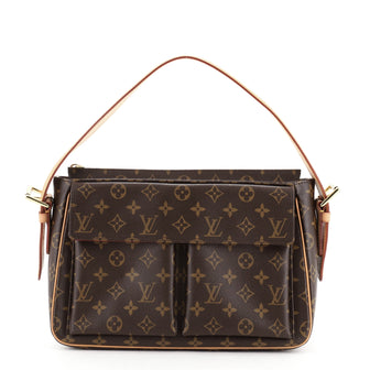 Louis Vuitton Viva Cite Handbag Monogram Canvas GM