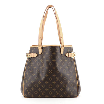 Louis Vuitton Batignolles Handbag Monogram Canvas Vertical