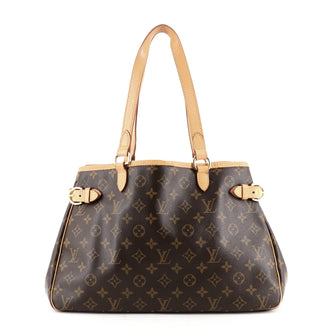 Louis Vuitton Batignolles Handbag Monogram Canvas Horizontal