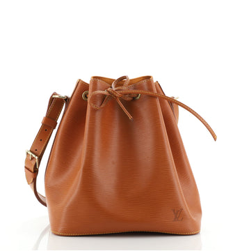 Louis Vuitton Petit Noe Handbag Epi Leather