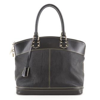 Louis Vuitton Suhali Lockit Handbag Leather GM