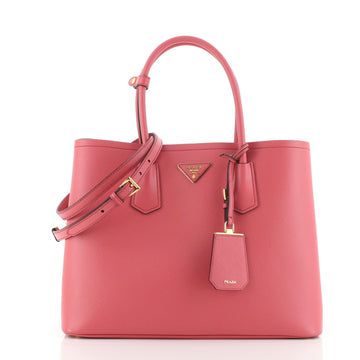 Prada Cuir Double Tote Saffiano Leather Large