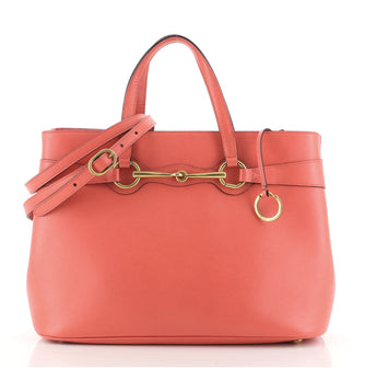 Gucci Bright Bit Convertible Tote Leather Medium