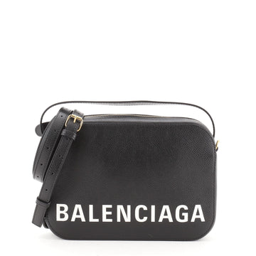 Balenciaga Logo Ville Camera Bag Leather Small