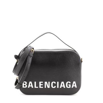 Balenciaga Logo Ville Camera Bag Leather Small