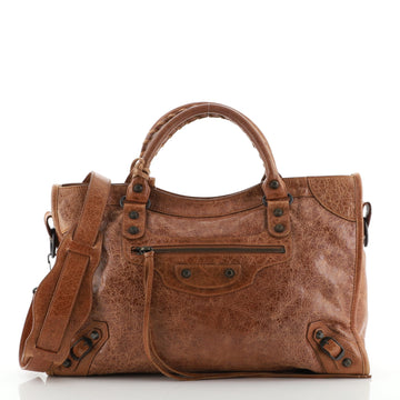 Balenciaga City Classic Studs Bag Leather Medium