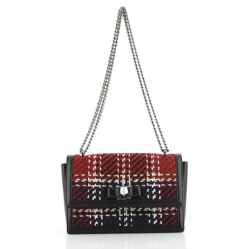 Salvatore Ferragamo Ginny Crossbody Bag Woven Raffia Medium