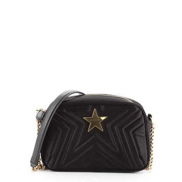 Stella McCartney Stella Star Camera Bag Quilted Satin Mini
