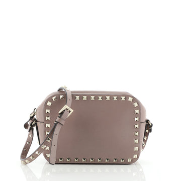Valentino Rockstud Camera Crossbody Bag Leather