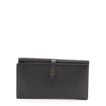 Chanel Continental Wallet Leather Long