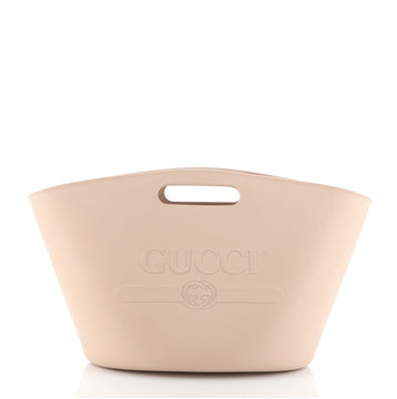 Gucci Logo Tote Rubber Large