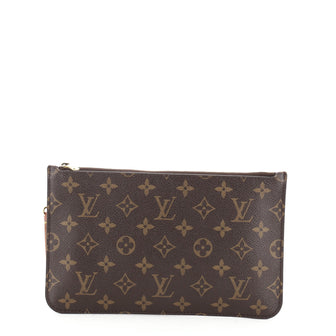 Louis Vuitton Neverfull Pochette Monogram Canvas Large