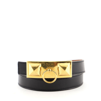 Hermes Rivale Reversible Belt Leather Thin