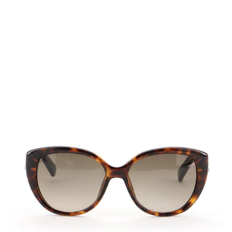 Christian Dior Mystere Cat Eye Sunglasses Crystal Embellished Acetate