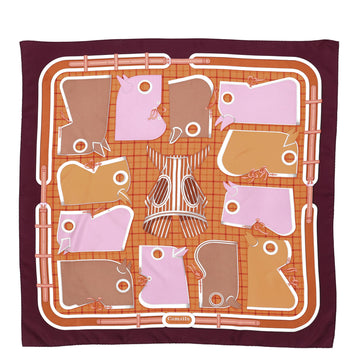 Hermes Camails Scarf Printed Silk 90