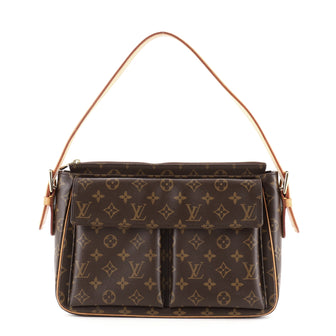 Louis Vuitton Viva Cite Handbag Monogram Canvas GM