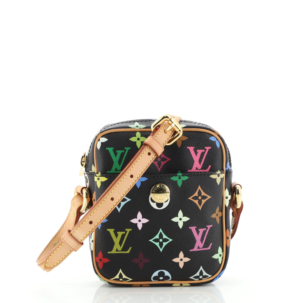 Louis Vuitton Rift Handbag Monogram Multicolor Black 601552