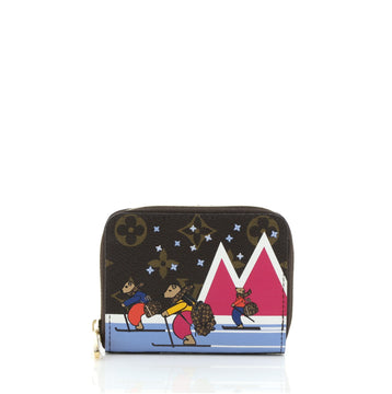Louis Vuitton Zippy Coin Purse Limited Edition Vivienne Xmas Damier