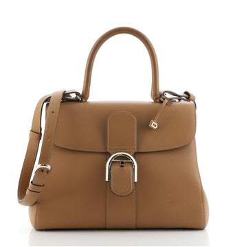 Delvaux Brillant Top Handle Bag Leather MM