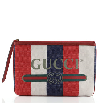 Gucci Linea Merida Pouch Printed Canvas Medium