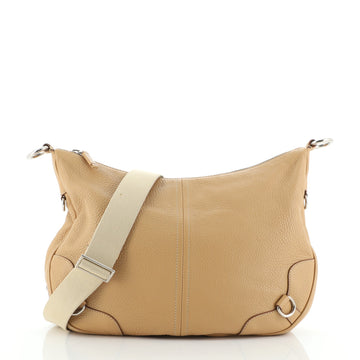 Prada Zip Messenger Bag Leather Medium
