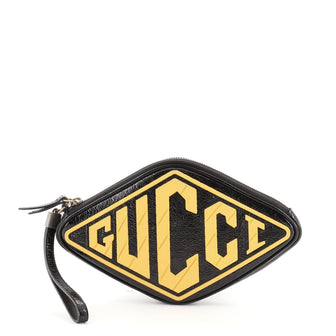 Gucci Retro Logo Wristlet Pouch Patent