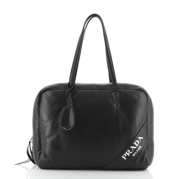 Prada Padded Bowler Bag Nappa Leather Large