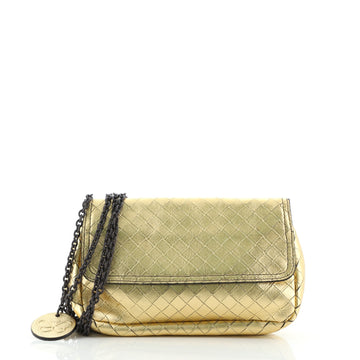 Bottega Veneta Expandable Chain Crossbody Bag Intrecciato Nappa Small