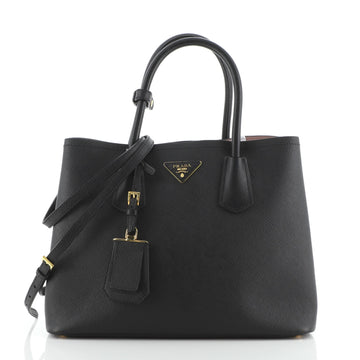 Prada Cuir Double Tote Saffiano Leather Medium