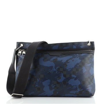 Louis Vuitton Hunter Handbag Limited Edition Camouflage Damier Cobalt