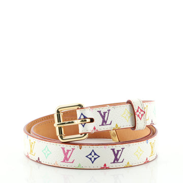 Louis Vuitton Belt Monogram Multicolor Thin