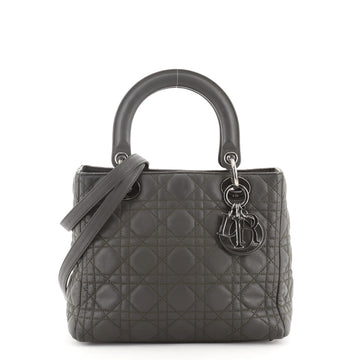 Christian Dior Lady Dior Bag Cannage Quilt Calfskin Medium