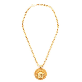 Versace Medusa Pendant Necklace Metal