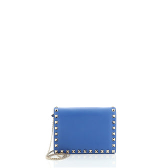 Valentino Rockstud Pouch Crossbody Bag Leather Mini