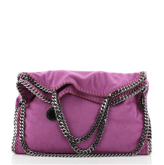 Stella McCartney Falabella Tote Embossed Faux Suede Small