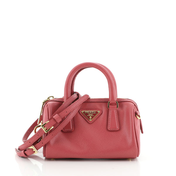 Prada Lux Convertible Boston Bag Saffiano Leather Mini 60245