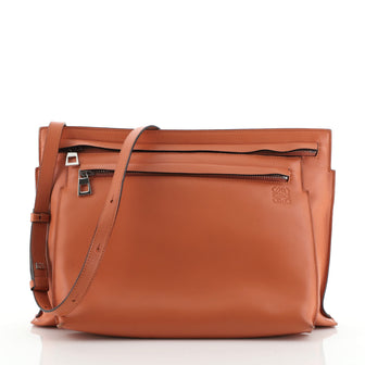 Loewe Double Pouch Crossbody Bag Leather Large