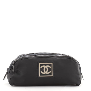 Chanel Sport Double Zip Pouch Nylon Large